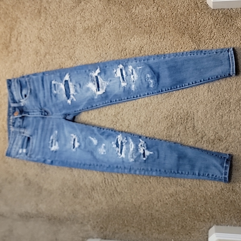 Hi rise jegging crop